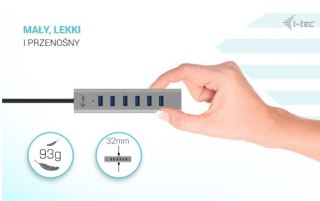 Hub USB-C Charging Metal HUB 7 Port I-tec