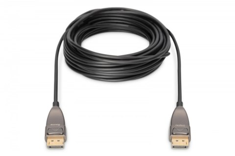 Kabel połączeniowy hybrydowy AOC DisplayPort 1.4 8K/60Hz UHD DP/DP M/M 15m Czarny Digitus
