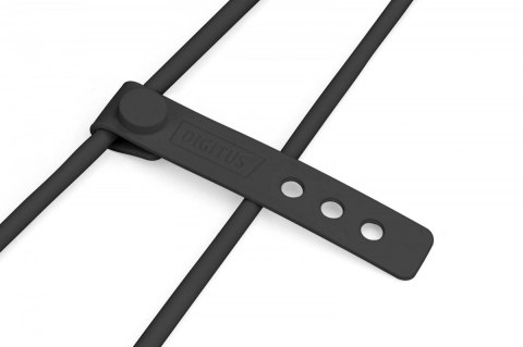 Kabel połączeniowy silikonowy USB-A - USB-C, USB 2.0 60W, 2m Czarny Digitus