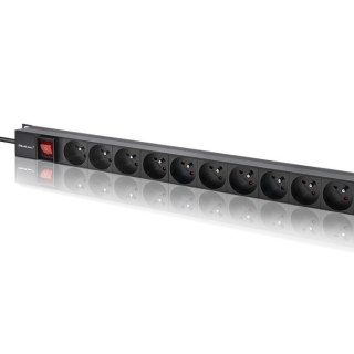 Listwa zasilająca PDU do RACK | 16A | 16xFRENCH | Pionowa | 1.8m Qoltec