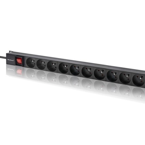 Listwa zasilająca PDU do RACK | 16A | 16xFRENCH | Pionowa | 1.8m Qoltec