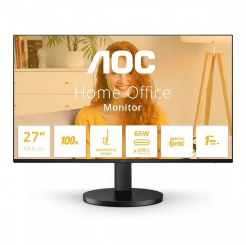 Monitor Q27B3CF2 27 cali IPS 100Hz HDMI USB-C HAS AOC