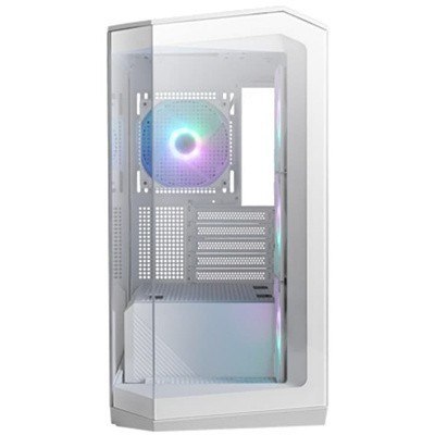 Obudowa MAG PANO M100R PZ WHITE TEMPERED GLASS USB MSI