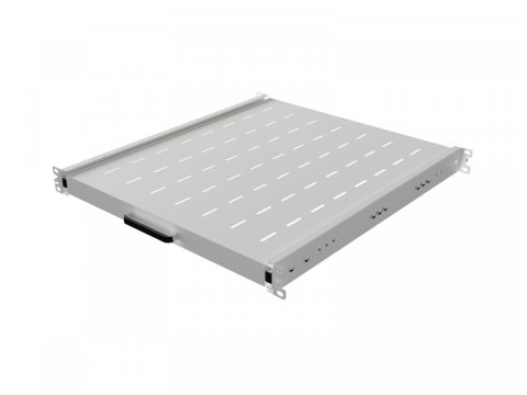 Półka wysuwana do szaf rack 19 cali 500mm szara Lanberg