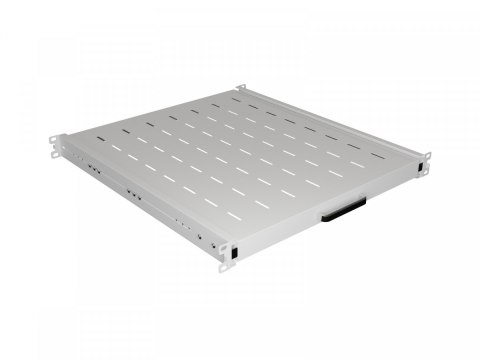 Półka wysuwana do szaf rack 19 cali 500mm szara Lanberg
