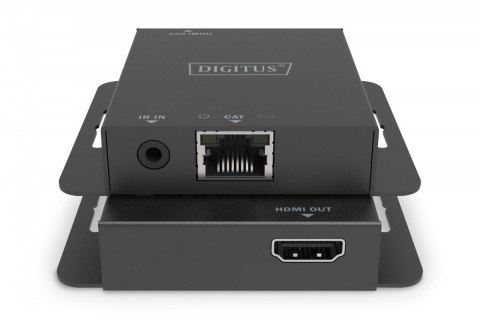 Przedłużacz/Extender HDMI 4K 30Hz 70m po skrętce Cat.5e/6/7/8 HDCP 1.4 EDID IR PoC, zestaw Digitus