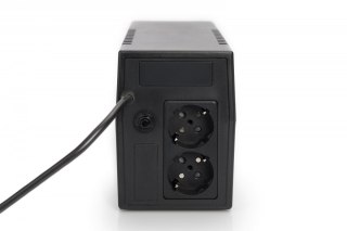 UPS Line-Ineractive LED BASIC, 600VA/360W, 1x12V/7Ah, AVR, 2x Schuko CEE 7/3 Digitus