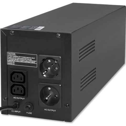 Zasilacz awaryjny UPS | Monolith | 1200VA | 720W Qoltec