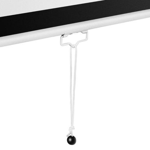 Ekran do projektora półautomatyczny ścienny sufitowy matowy biały 150'' 340x210 cm 16:9 FROMMSTARCK