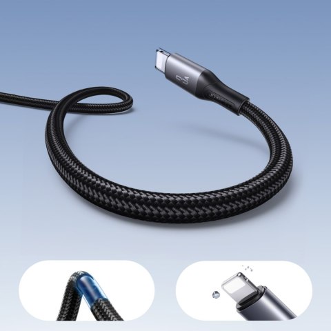 Kabel przewód USB-A - iPhone Lightning 3A 2m - czarny JOYROOM