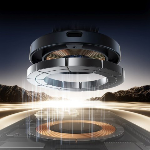 Ładowarka samochodowa indukcyjna do telefonu na kratkę deskę MagSafe - czarny JOYROOM