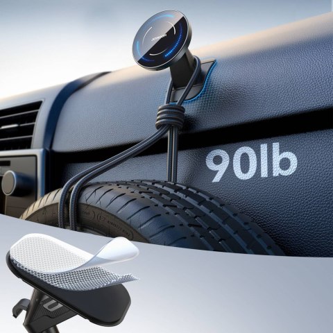 Ładowarka samochodowa indukcyjna do telefonu na kratkę deskę MagSafe - czarny JOYROOM