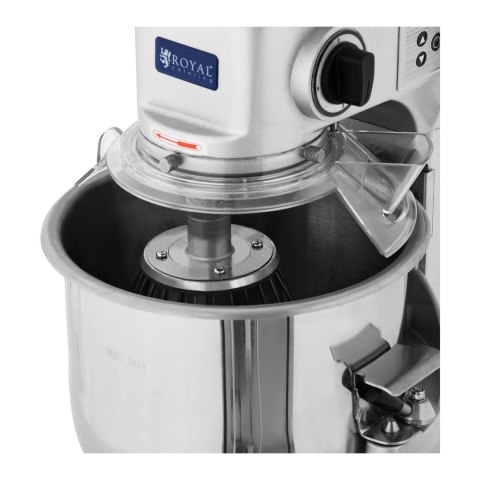 Mikser robot spiralny planetarny z opuszczaną misą RCPM-10.1B 10 l 230 V 650 W Royal Catering