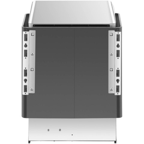 Piec do sauny elektryczny 8-12 m3 do 110C 400 V 8 kW czarno-srebrny UNIPRODO