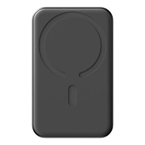 Powerbank indukcyjny 5000mAh USB-A USB-C 20W z kablem USB-C - czarny JOYROOM