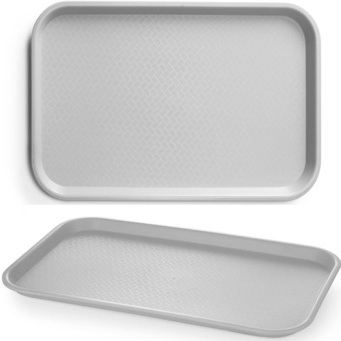 Taca do serwowania Fast Food GN 1/1 530x325 mm - jasnoszara Amer Box