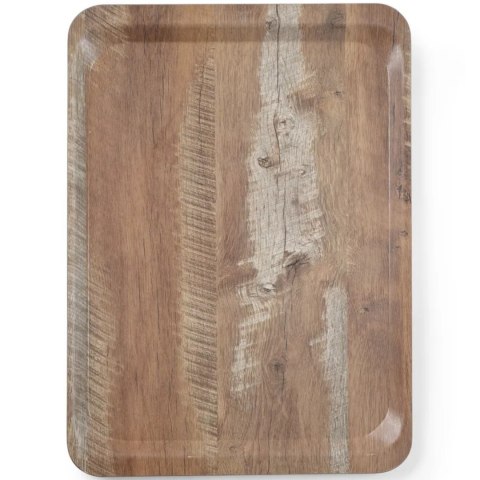 Taca do serwowania laminowana drewno 430 x 330 mm - Hendi 508879 Hendi