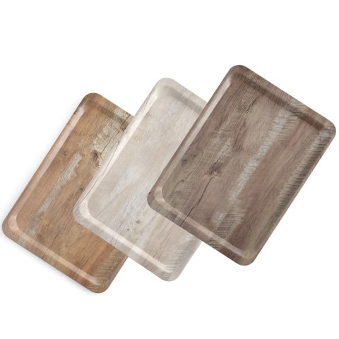 Taca do serwowania laminowana drewno 430 x 330 mm - Hendi 508879 Hendi