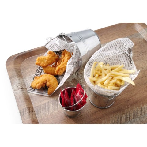 Taca do serwowania laminowana drewno 430 x 330 mm - Hendi 508879 Hendi