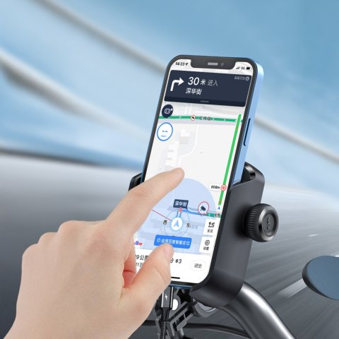 Uchwyt do telefonu na rower motocykl hulajnogę 4.7-7'' - czarny JOYROOM