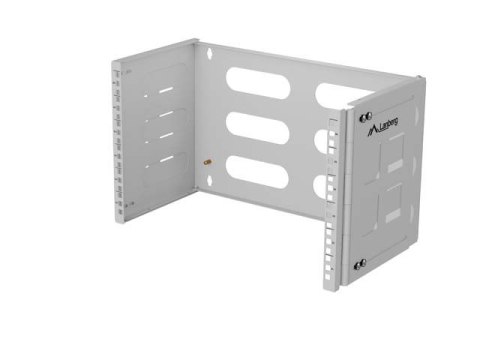 Uchwyt ścienny rack 19" 6U 497x400/240 szary Lanberg