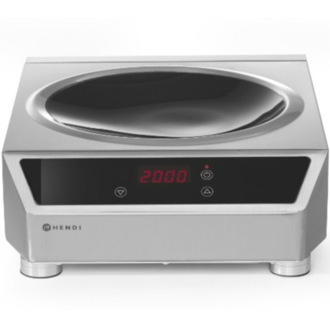 Wok indukcyjny 3500W z patelnią indukcyjną Profi Line - Hendi 239681 Hendi
