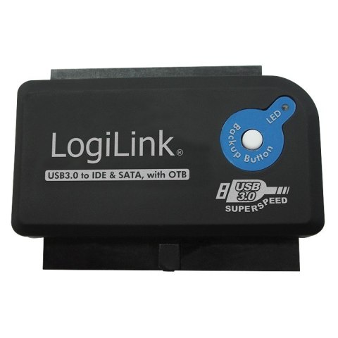 Adapter USB 3.0 do IDE/ SATA z funkcja OTB LogiLink