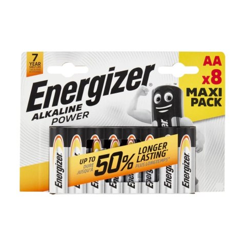 Bateria Alkaline Power AA E91 8 szt. Blister Energizer