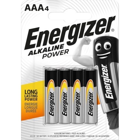 Bateria Alkaline Power Alkaliczna AAA LR03 E91 4 szt. blister Energizer