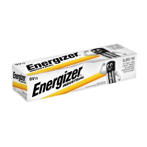 Bateria Industrial alkaliczna 9V 6LR61 12 szt. Bulk Energizer
