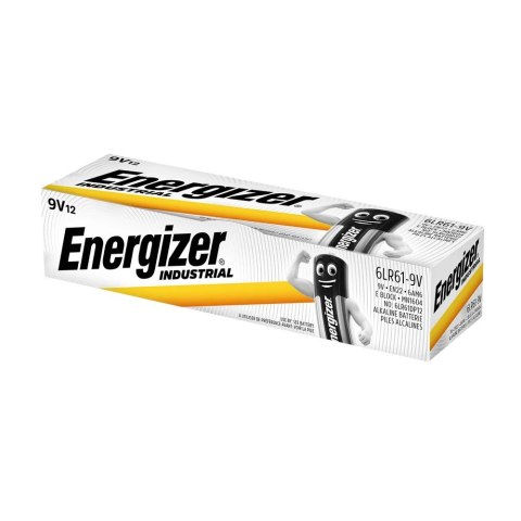 Bateria Industrial alkaliczna 9V 6LR61 12 szt. Bulk Energizer