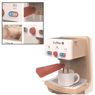 Ekspres Do Kawy Zabawkowy Filiżanka Portafilter Światła Dźwięki LEAN Toys