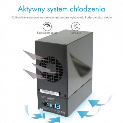 IB-RD3621U3 2x3.5'' RAID IcyBox