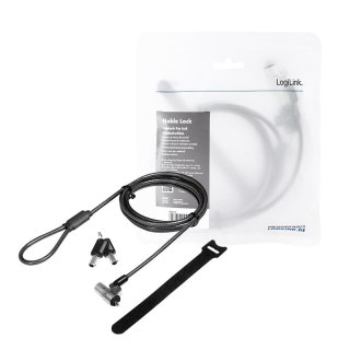 Linka zabezpieczająca do notebooka, noble lock LogiLink
