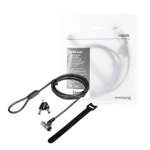 Linka zabezpieczająca do notebooka, noble lock LogiLink