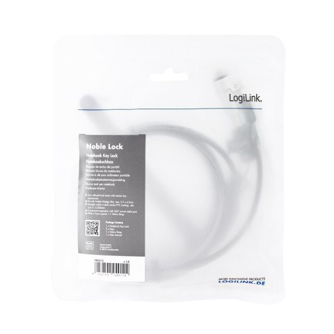 Linka zabezpieczająca do notebooka, noble lock LogiLink