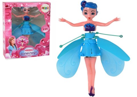 Magiczna Lalka Latająca Wróżka Niebieska Sterowana Ręką LEAN Toys