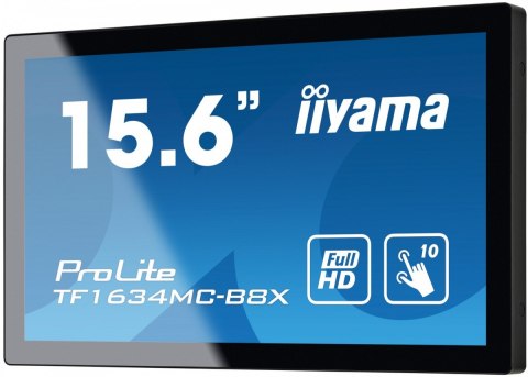 Monitor 15.6 cala TF1634MC-B8X IPS,poj.10pkt.450cd,IP65,7H,HDMI,DP IIYAMA