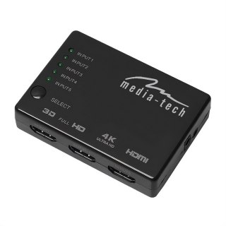 Przełącznik HDMI SWITCH 4K MT5207 Media-Tech