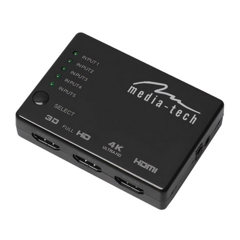 Przełącznik HDMI SWITCH 4K MT5207 Media-Tech
