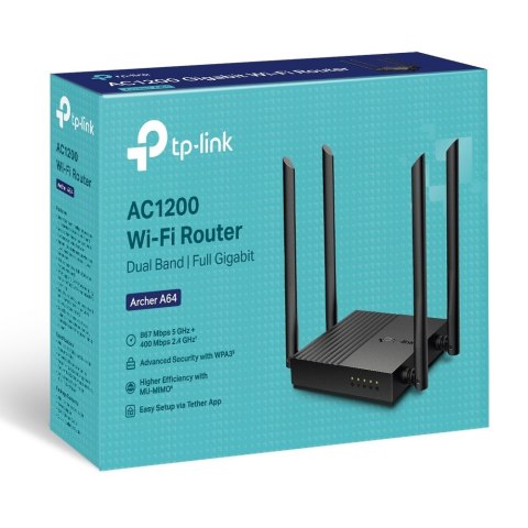 Router Archer A64 AC1200 1WAN 4LAN TP-LINK