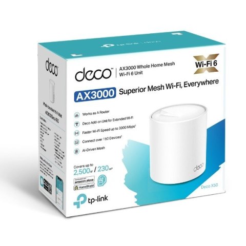 Router Deco X50 (1-pack) AX3000 TP-LINK
