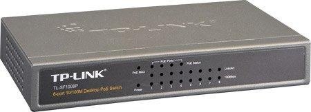 SF1008P switch 8x10/100 PoE Desktop TP-LINK