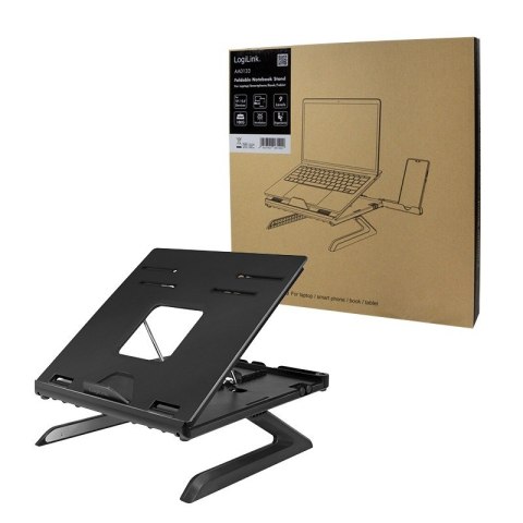 Stojak na notebooka z uchwytem na smartfona LogiLink