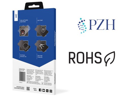 Szkło ochronne Flexible Glass iPhone 14 / 14 Pro 3MK