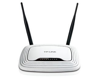WR841N router xDSL WiFi N300 (2.4GHz) 1xWAN 4x10/100 LAN 2x5dBi (SMA) TP-LINK
