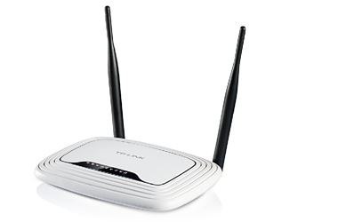 WR841N router xDSL WiFi N300 (2.4GHz) 1xWAN 4x10/100 LAN 2x5dBi (SMA) TP-LINK