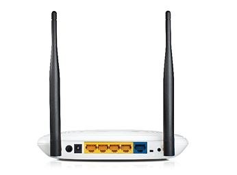 WR841N router xDSL WiFi N300 (2.4GHz) 1xWAN 4x10/100 LAN 2x5dBi (SMA) TP-LINK