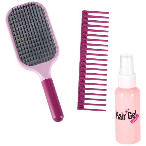 Zestaw fryzjerski dla dzieci suszarka prostownica światło dźwięk 15 elementów Kik Sp. z o. o. Sp. k.