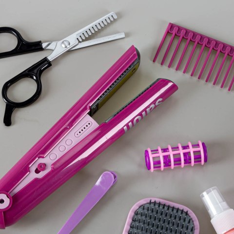 Zestaw fryzjerski dla dzieci suszarka prostownica światło dźwięk 15 elementów Kik Sp. z o. o. Sp. k.